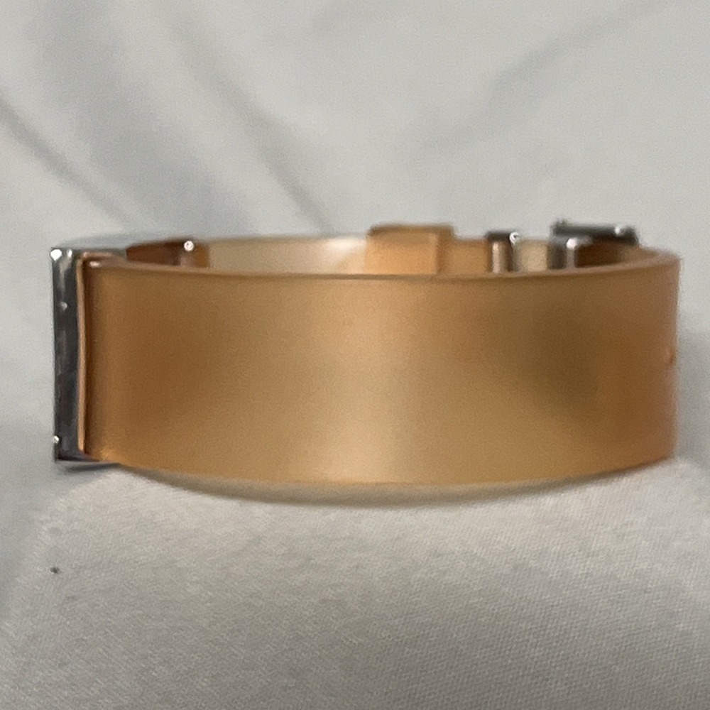 Swarovski Signed Orange Crystal Jelly Silicone Strap Band Bracelet - Picture 3 of 8